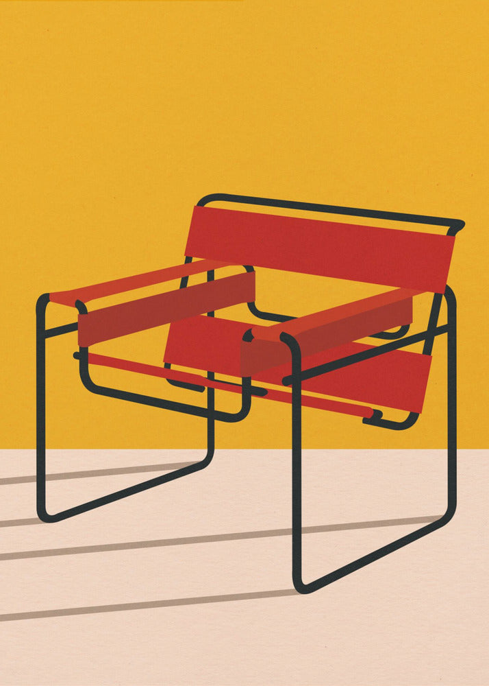 Silla Wassily Marcel Breuer | Impresiones en Lienzo