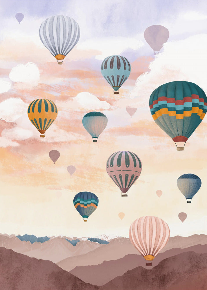 Luftballonghimmel | Canvas