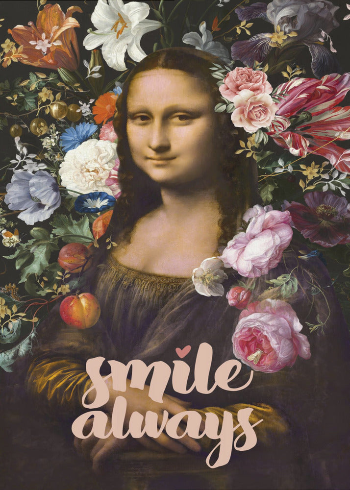 Smil alltid, Mona Lisa | Lerretsbilder
