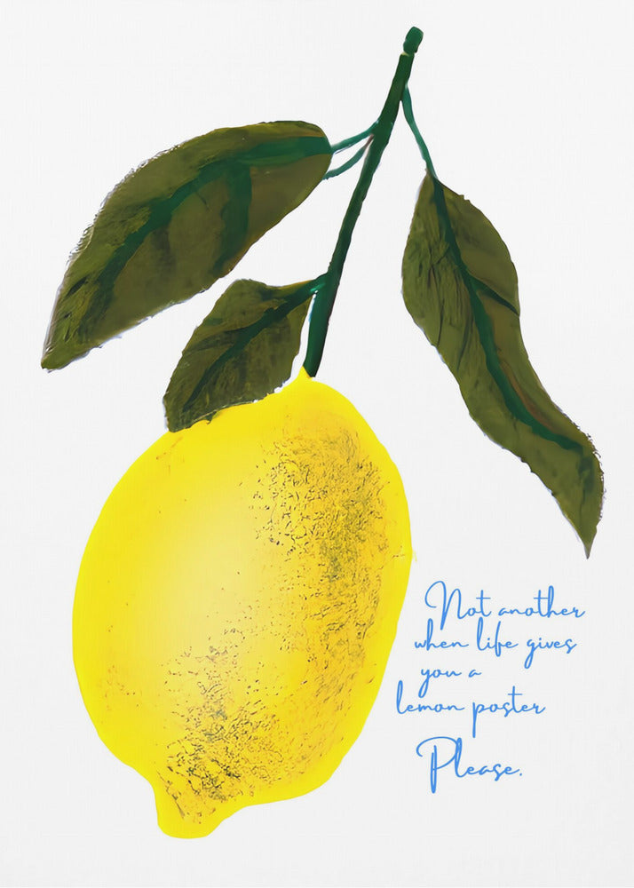 Not Antoher Lemon | Poster