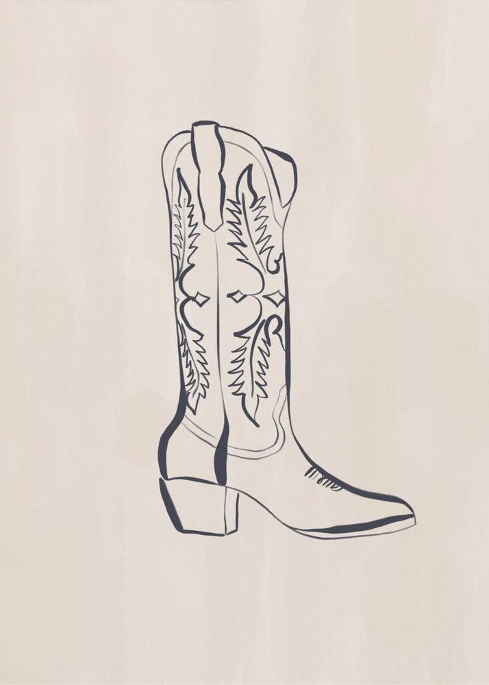 Cowboy Boots By Ivy Green Illustrations | Canvas