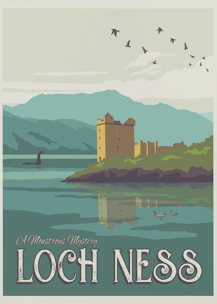 Impresión de viaje al lago Ness | Impresiones en Lienzo