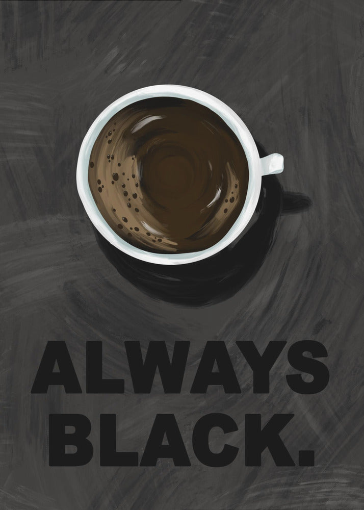 Svart kaffe | Poster