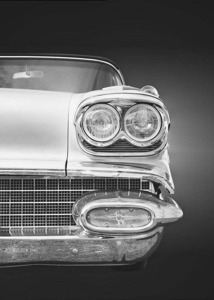 Amerikansk klassisk bil Bonneville 1958 Cabriolet | Lærredsbilleder