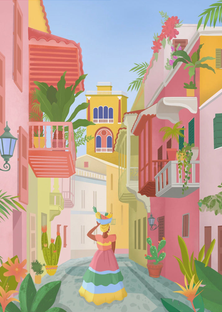 Cartagena, Kolumbia | Canvastaulut