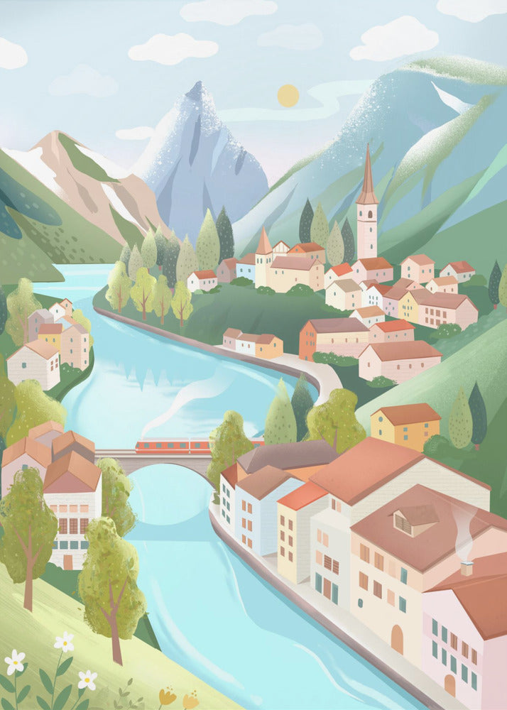 Alpes suisses | Tableaux sur Toile