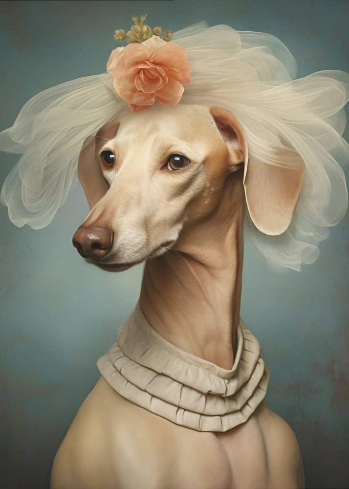 Mensch Hund 0001 2024 Dezember Poster - Kunstdruck Hund Frau 5.jpg | Leinwand-Bilder