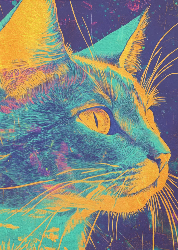 Blå katt | Poster
