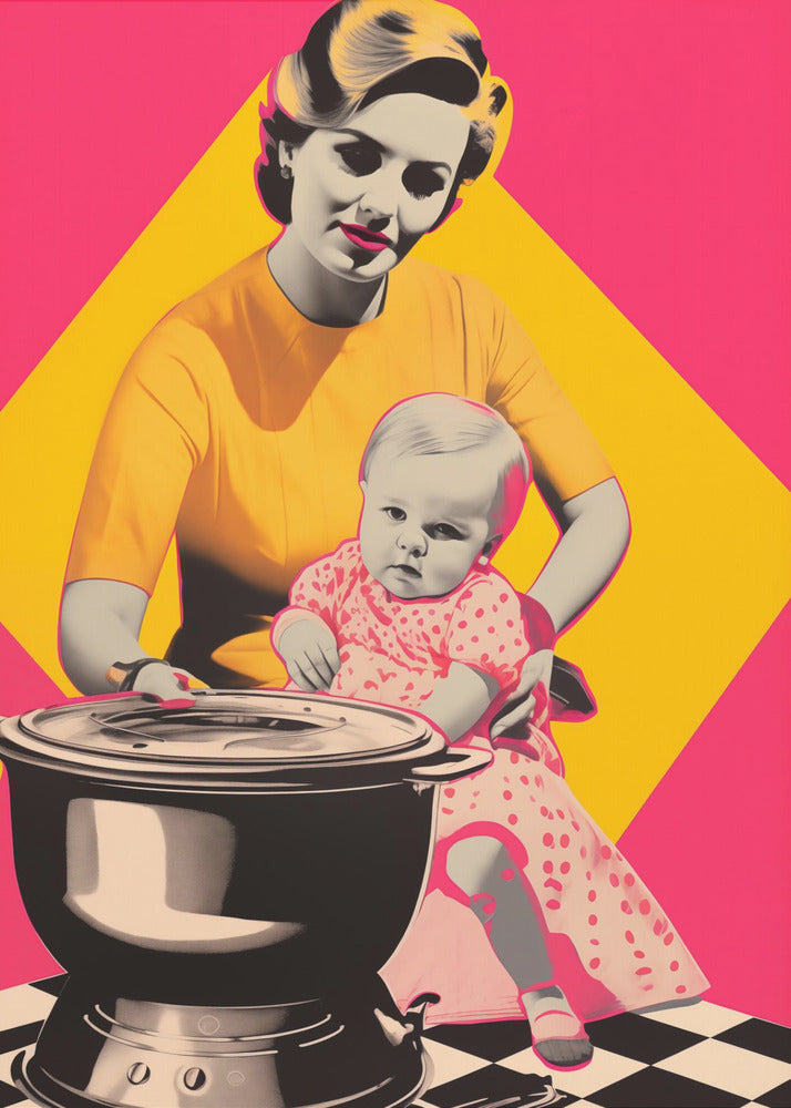 Surrealistisk mamma | Canvastavla