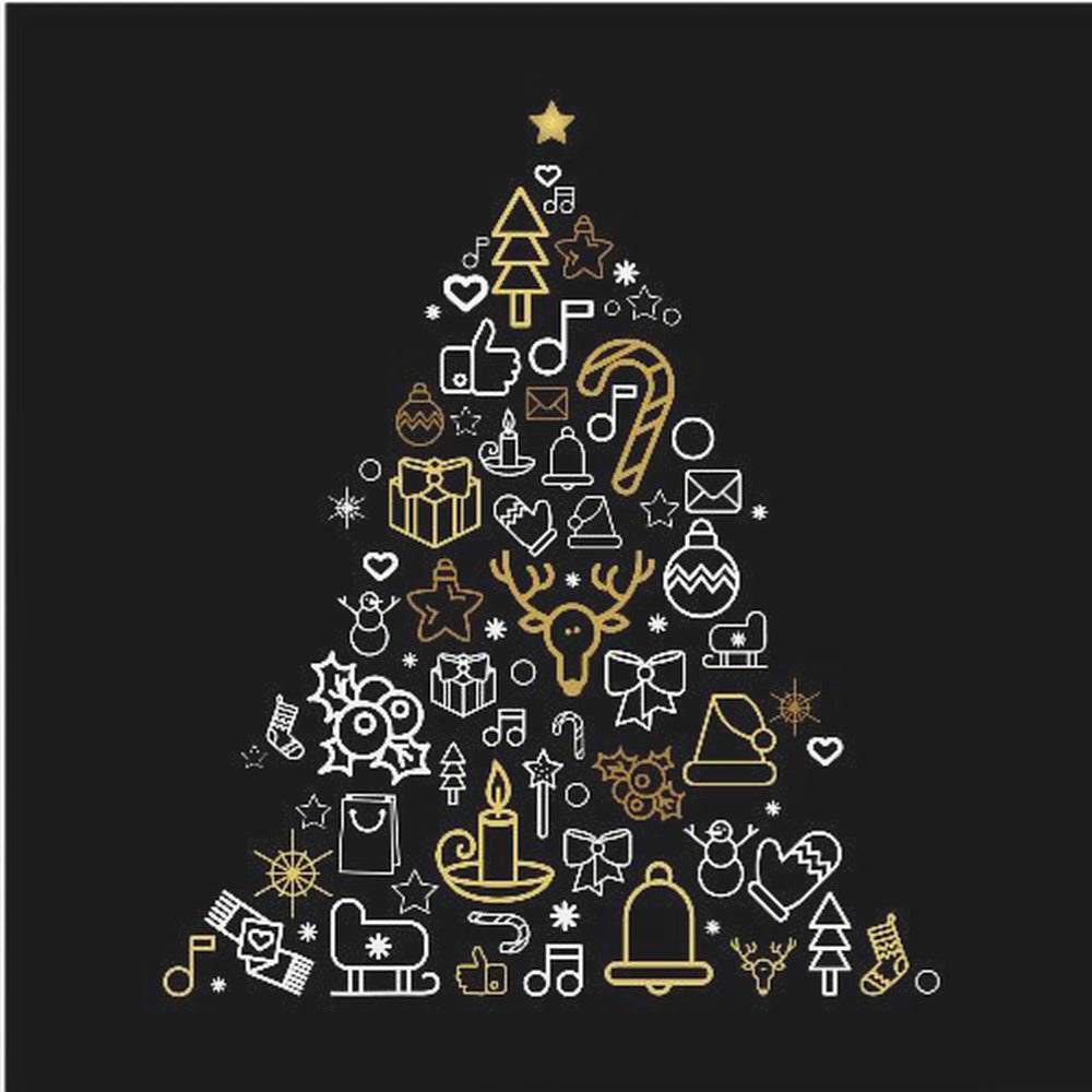 Merry Christmas Festive Icons | Poster