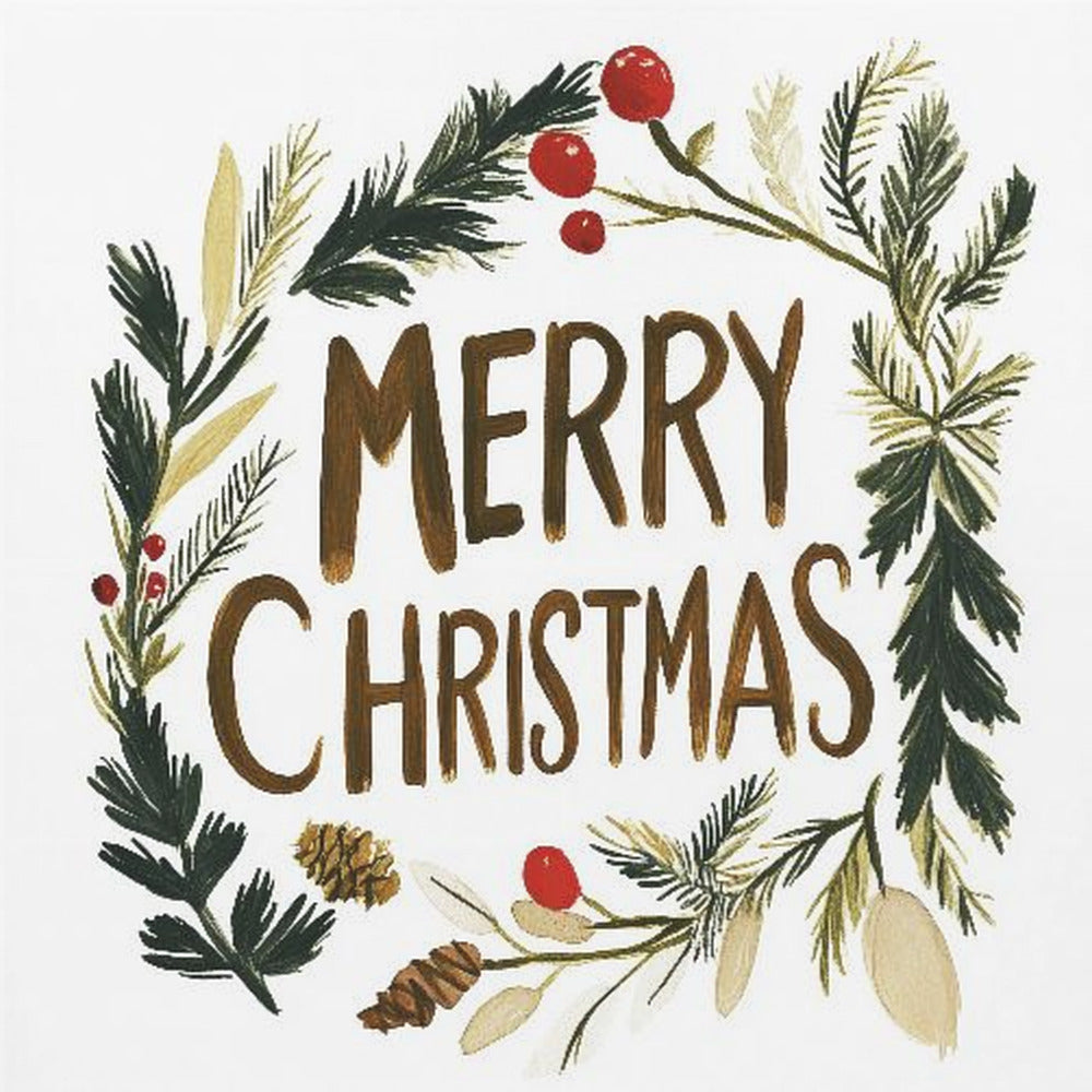 Holiday Joy Wreath | Poster