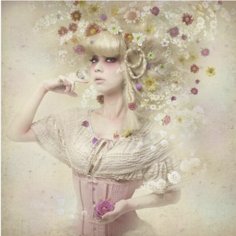 Girl of the flower garden | Canvas