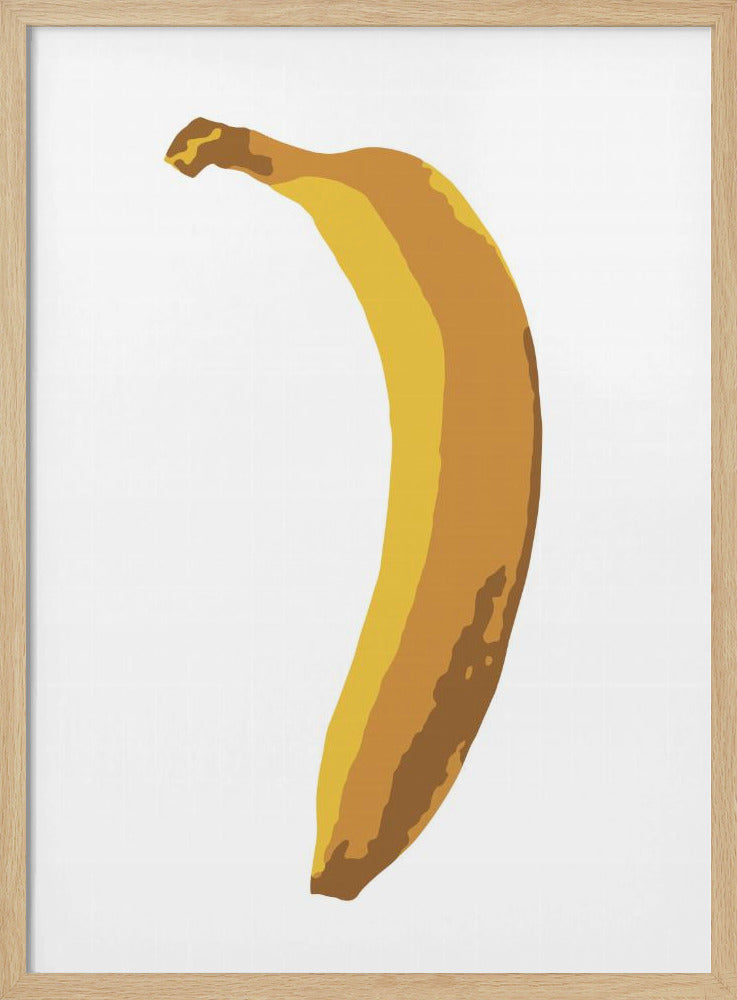 Enkelt banan | Plakater - Kunsttryk