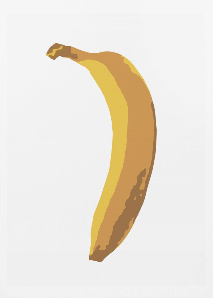 Enkelt banan | Plakater - Kunsttryk