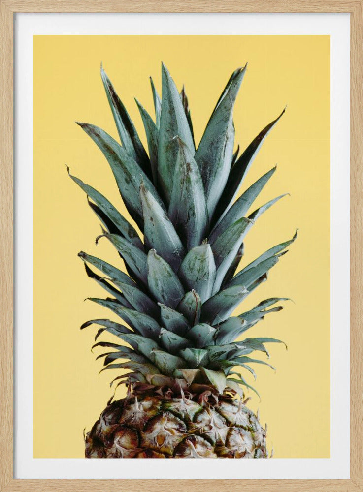 Ananas Gul 01 | Plakater - Kunsttryk