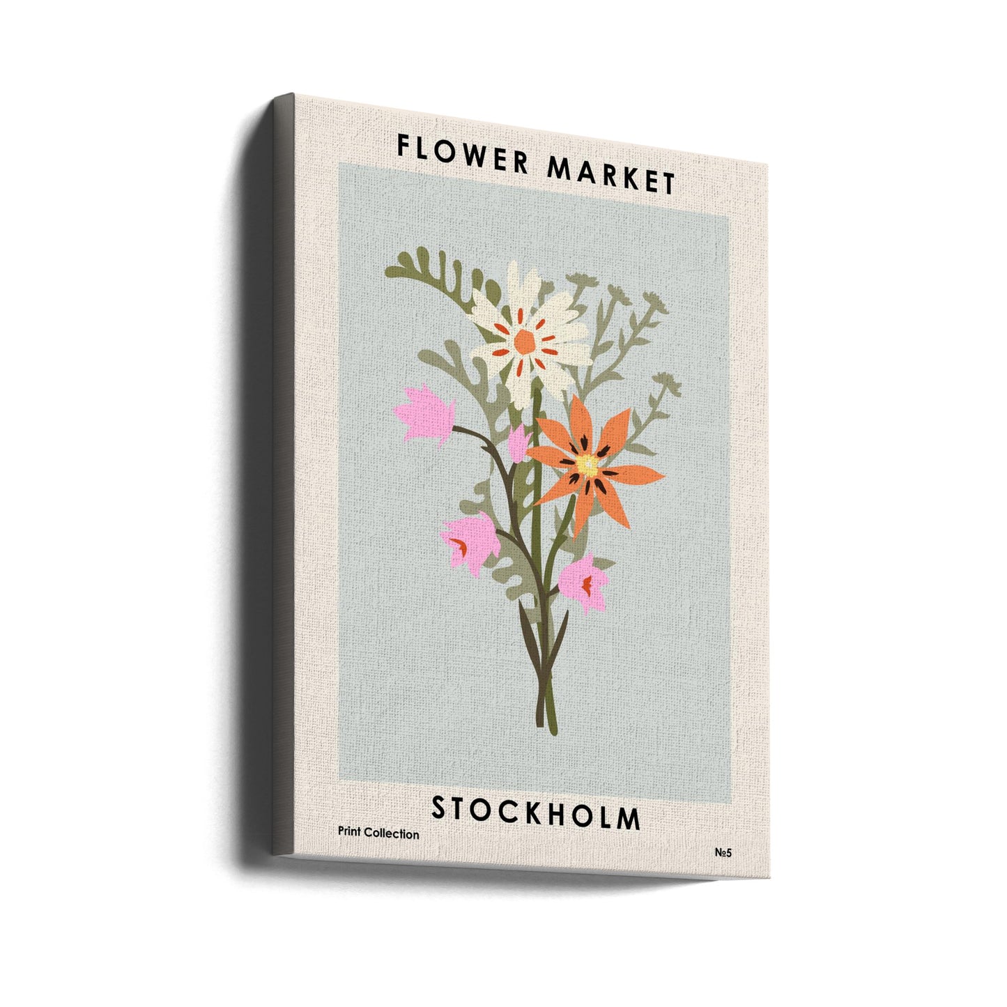 Blumenmarkt Stockholm | Leinwand-Bilder