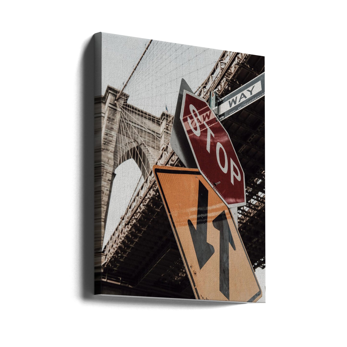 Fermata del ponte di Brooklyn | Stampe su Tela