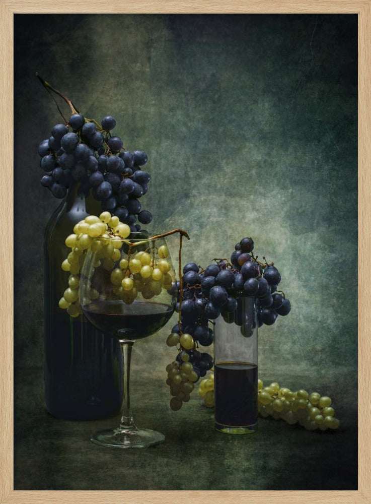 With grapes | Poster