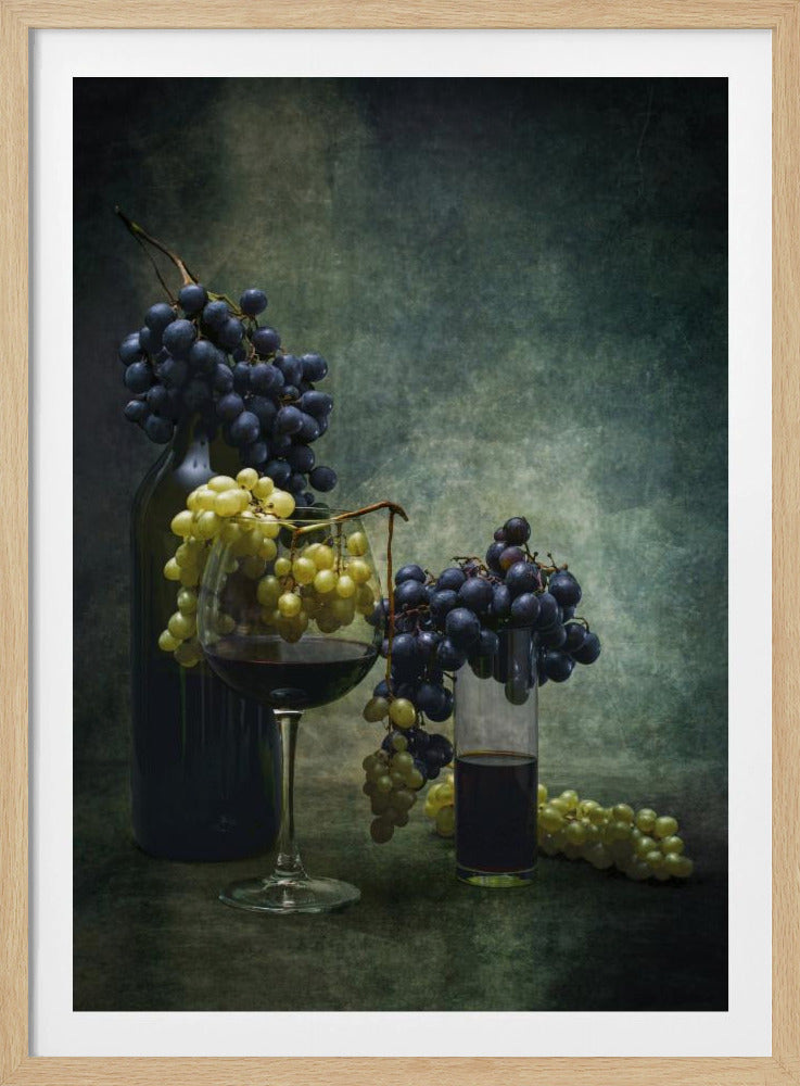 With grapes | Poster
