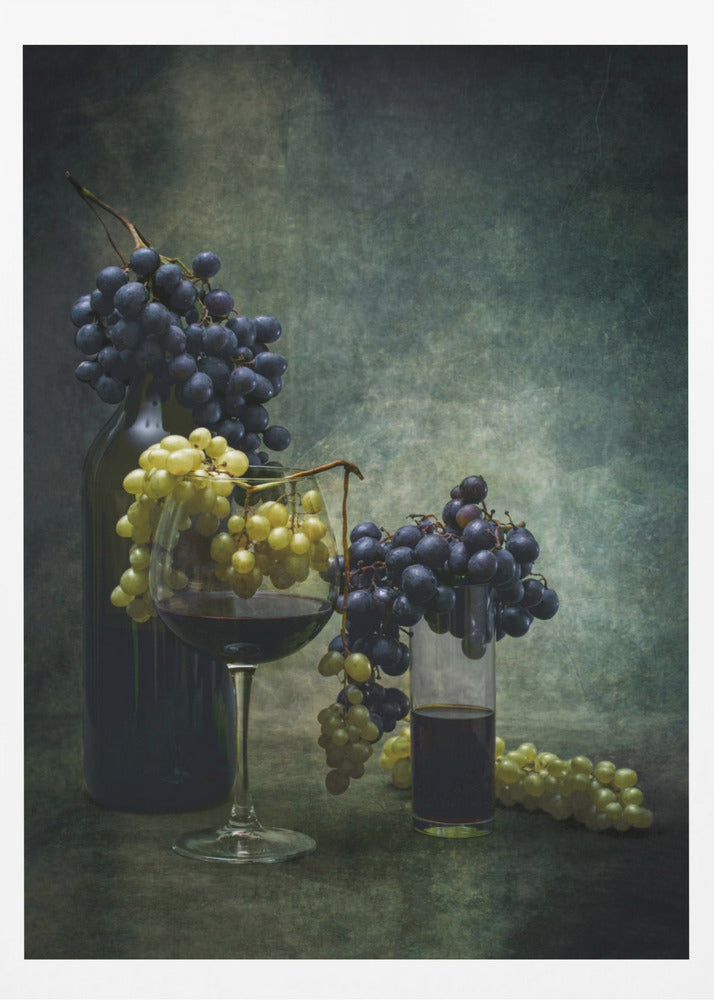 With grapes | Poster