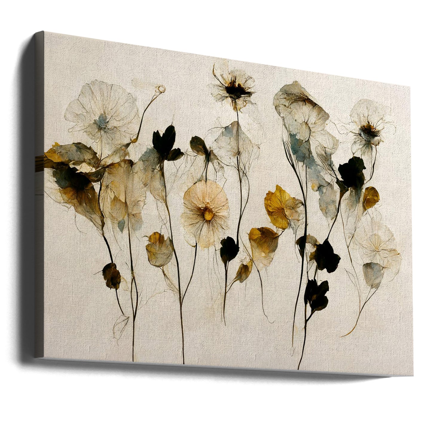 Bellissimi fiori secchi | Stampe su Tela
