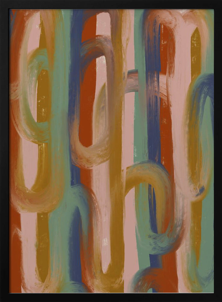 Fließende Farbtöne Harmonie | Poster