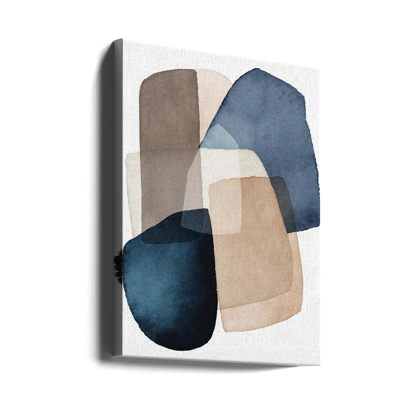 Blåbruna block | Canvas