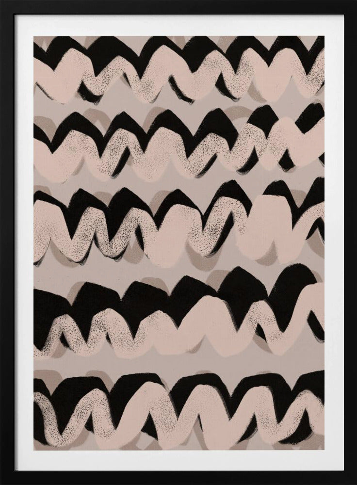 Zickzack-Wandteppich | Poster