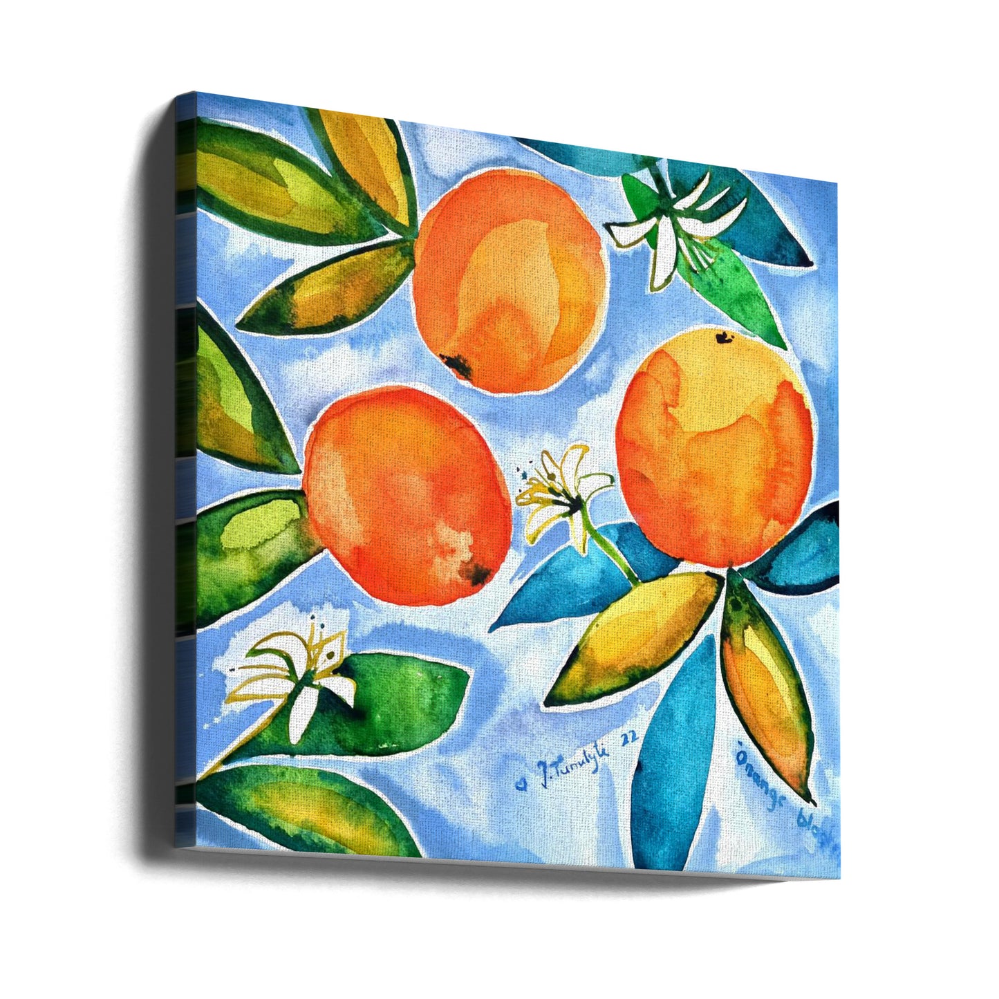 Oranges Blooming | Canvas