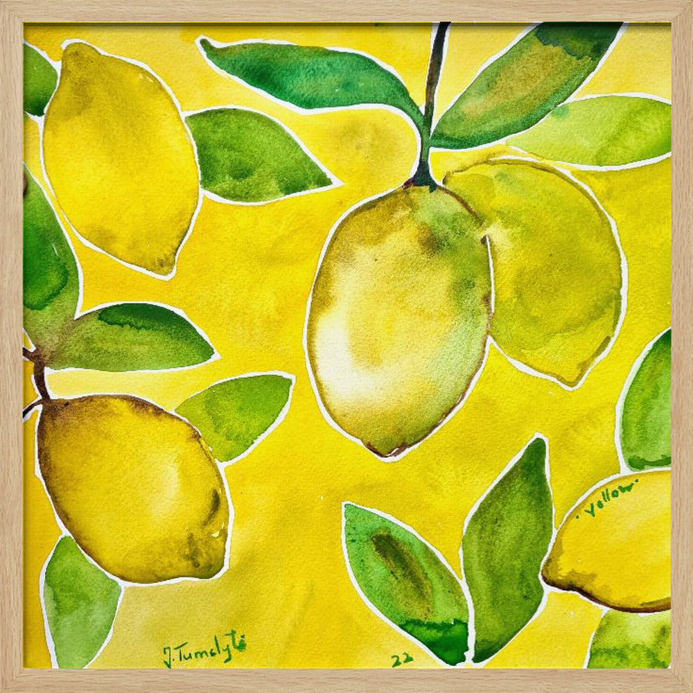 Yellow Lemons | Poster