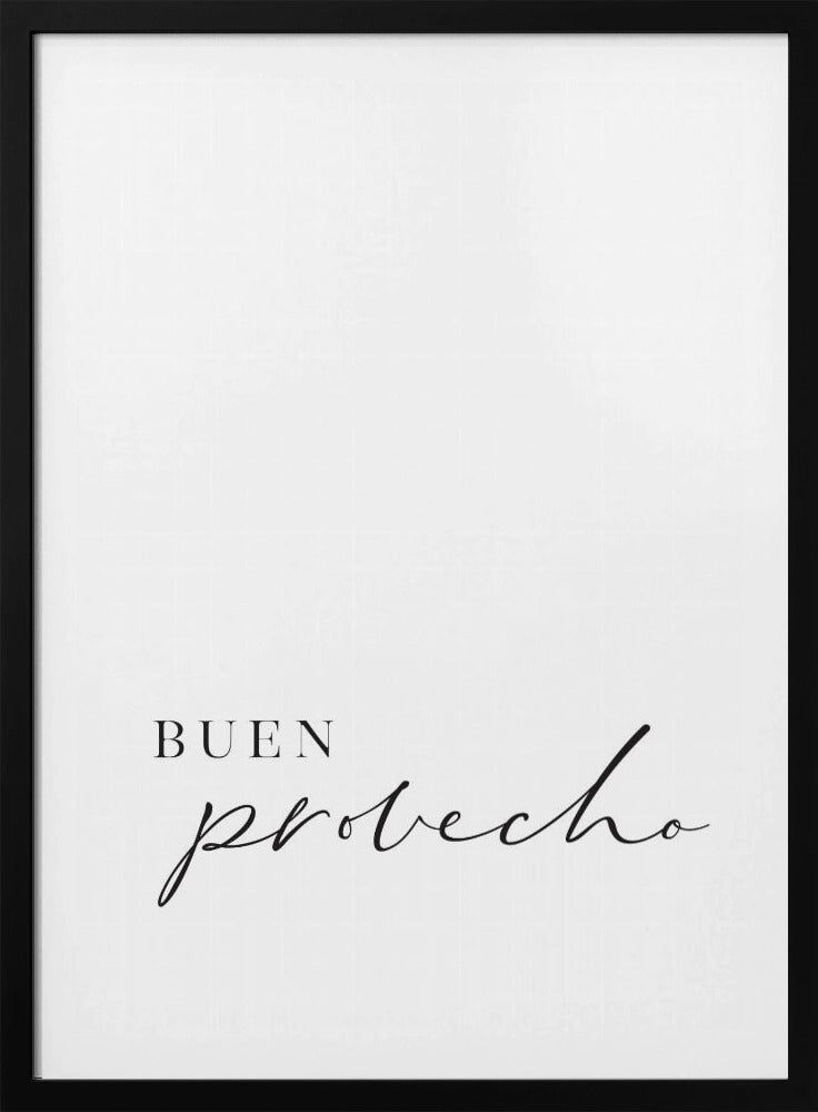 Buen provecho | Poster