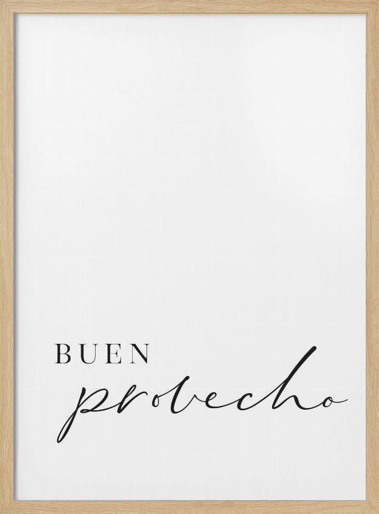 Buen provecho | Poster
