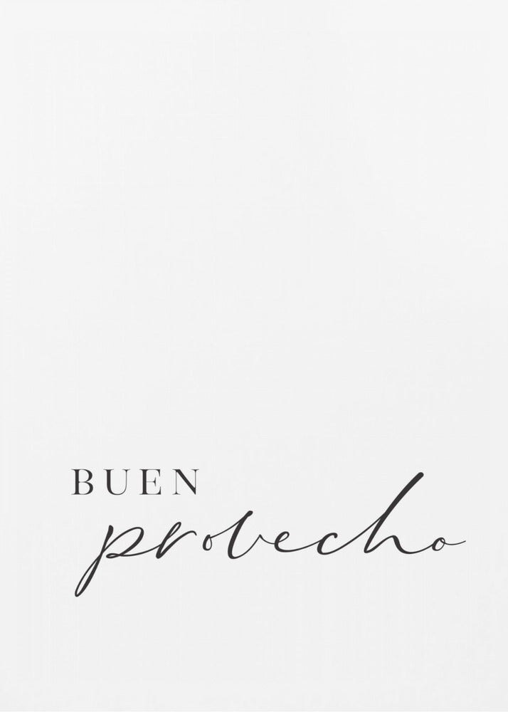 Buen provecho | Poster