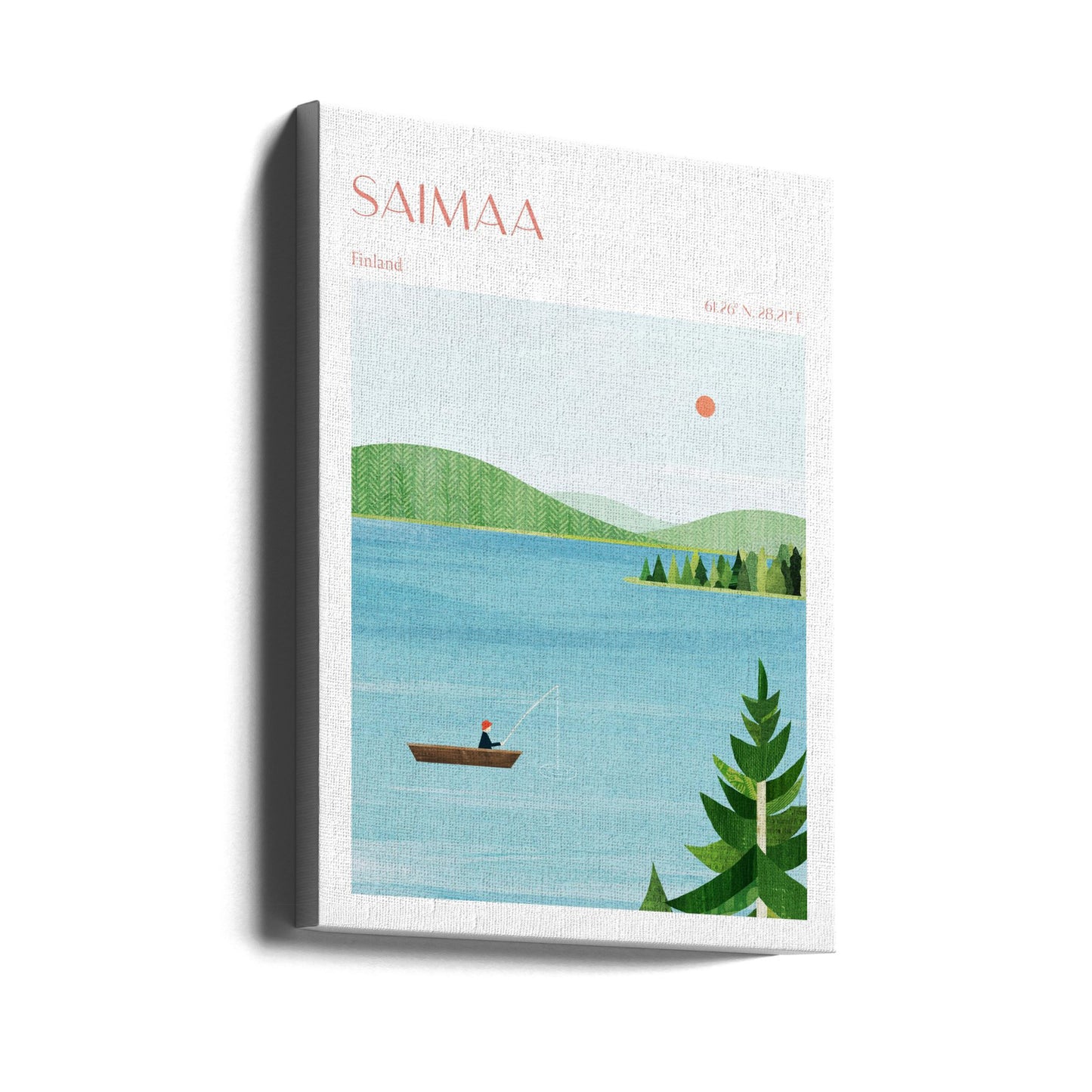 Saimaa-søen, Finland | Lærredsbilleder