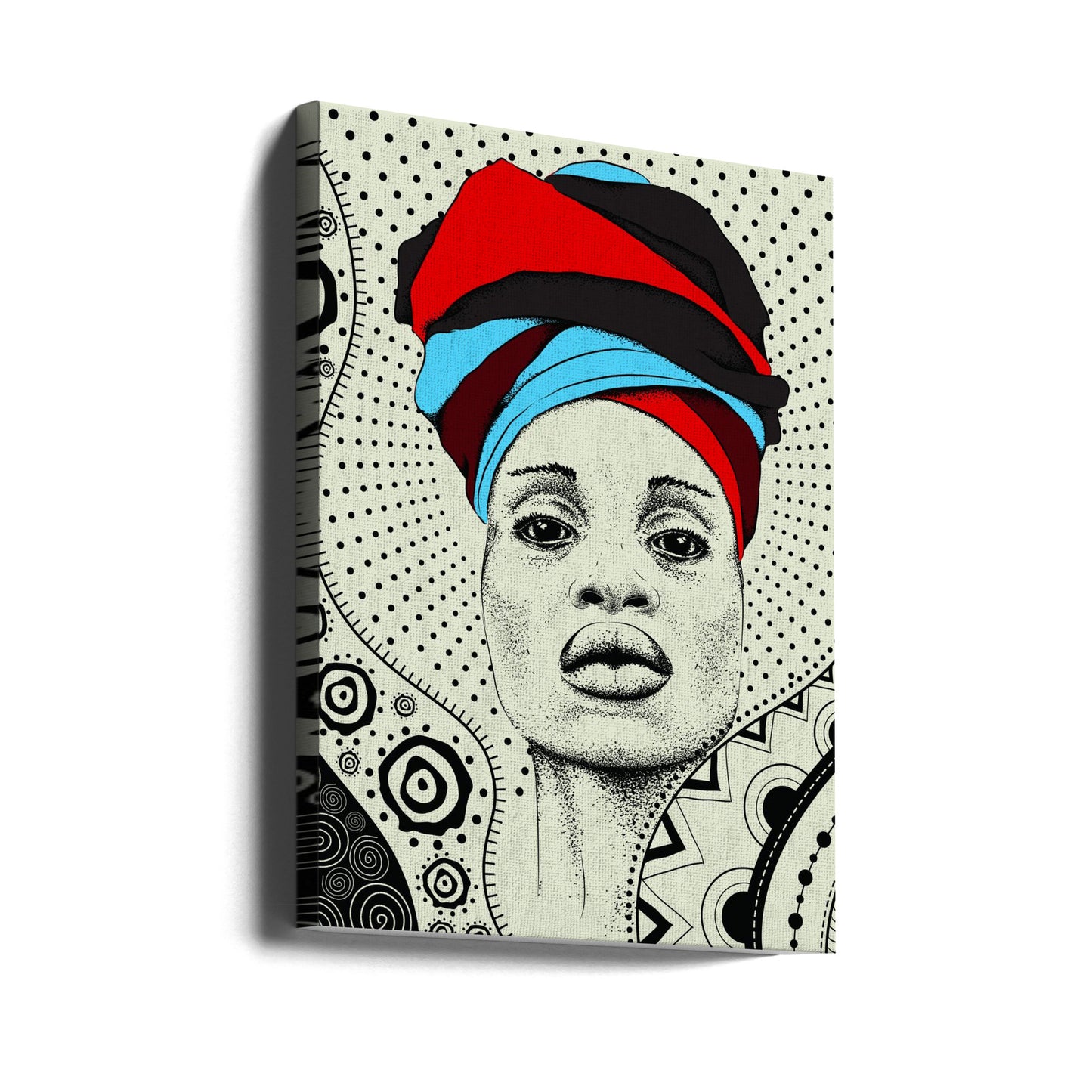 Femme forte minimaliste abstraite | Tableaux sur Toile
