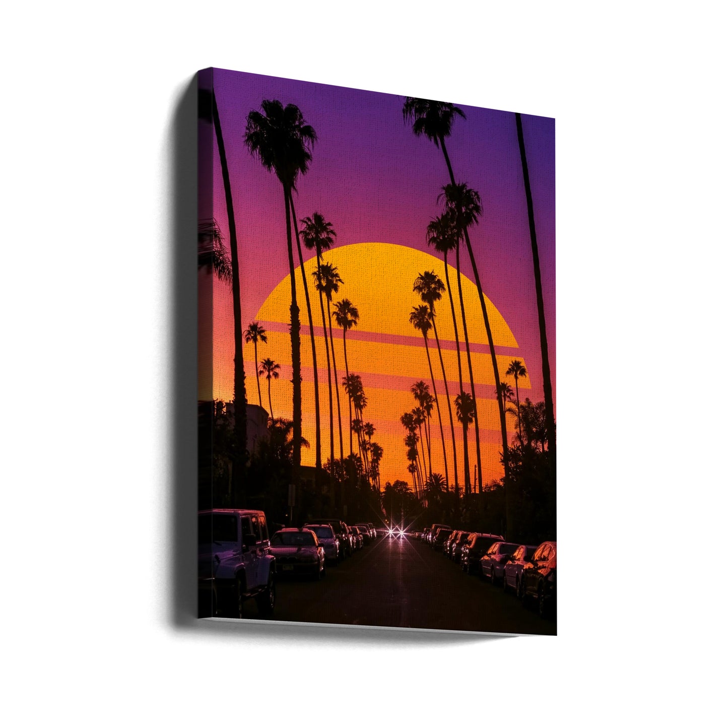 Retro solnedgång | Canvas