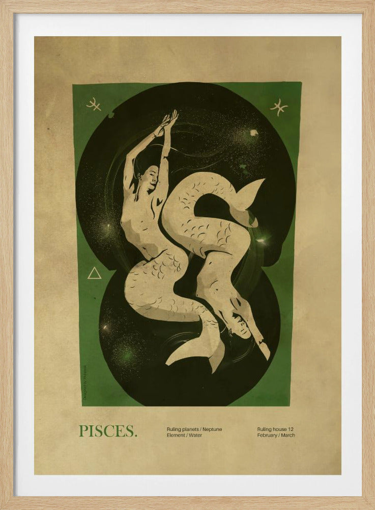 Fiskarna-tryck | Poster