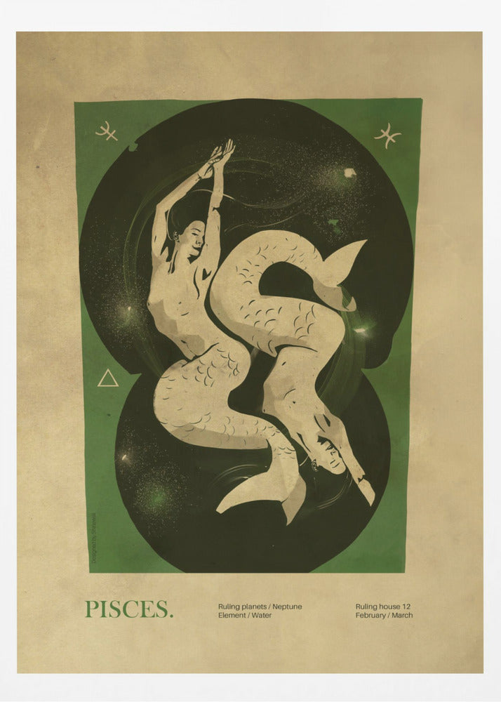 Fiskarna-tryck | Poster