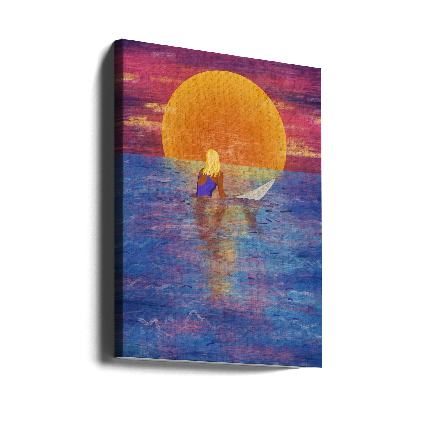 Surfermädchen | Leinwand-Bilder
