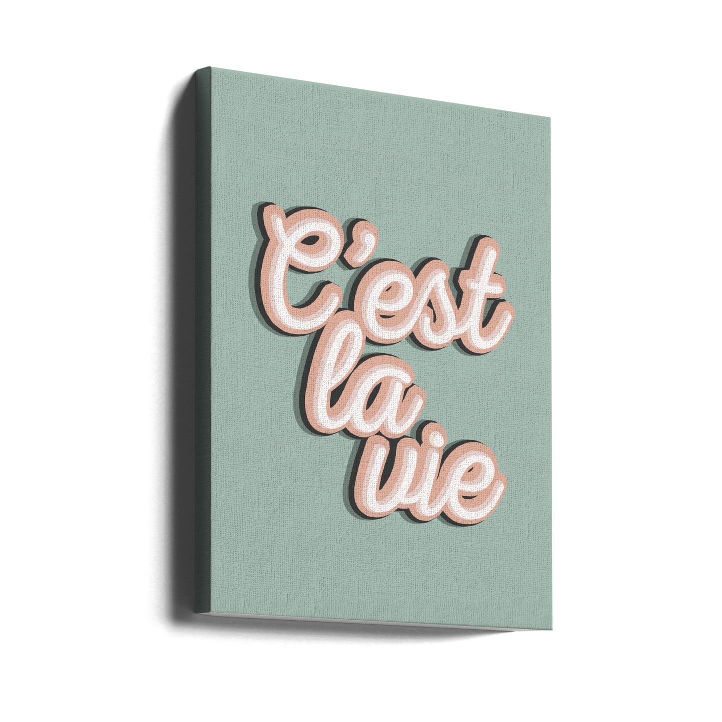C'est La Vie | Tableaux sur Toile