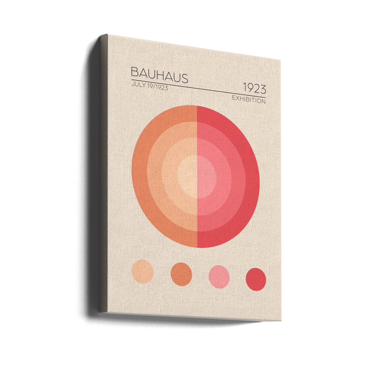 Apartamento rosa Bauhaus | Impresiones en Lienzo