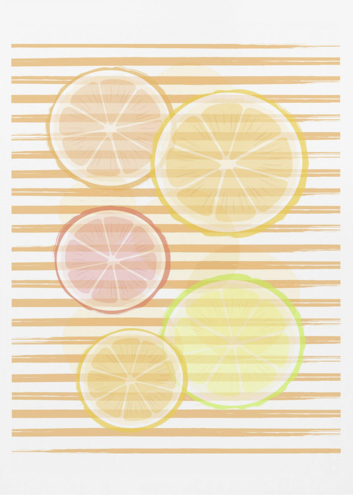 Citrus Harmoni | Plakater - Kunsttryk