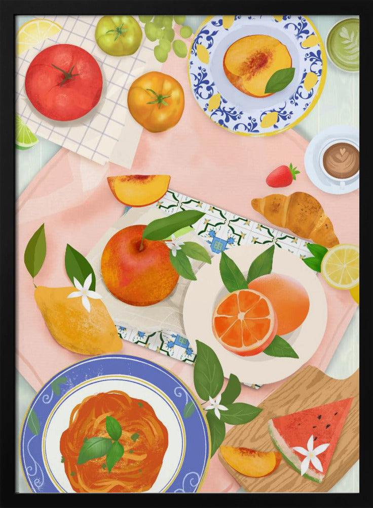 Sommerbrunch | Plakater - Kunsttryk
