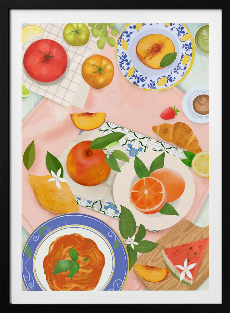 Sommerbrunch | Plakater - Kunsttryk