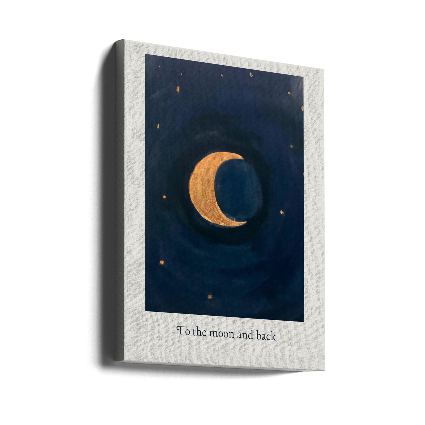 Fino alla luna e ritorno | Stampe su Tela