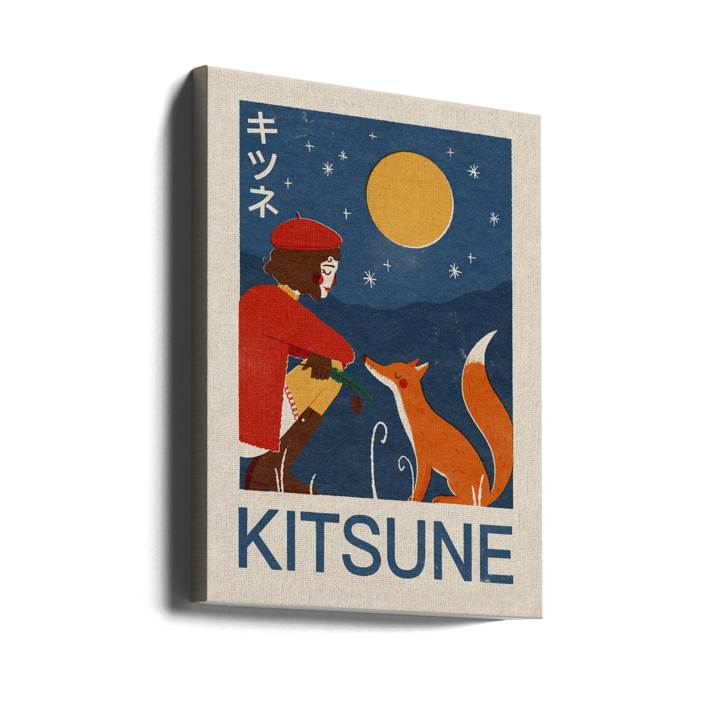 Kitsune Fuchs | Leinwand-Bilder