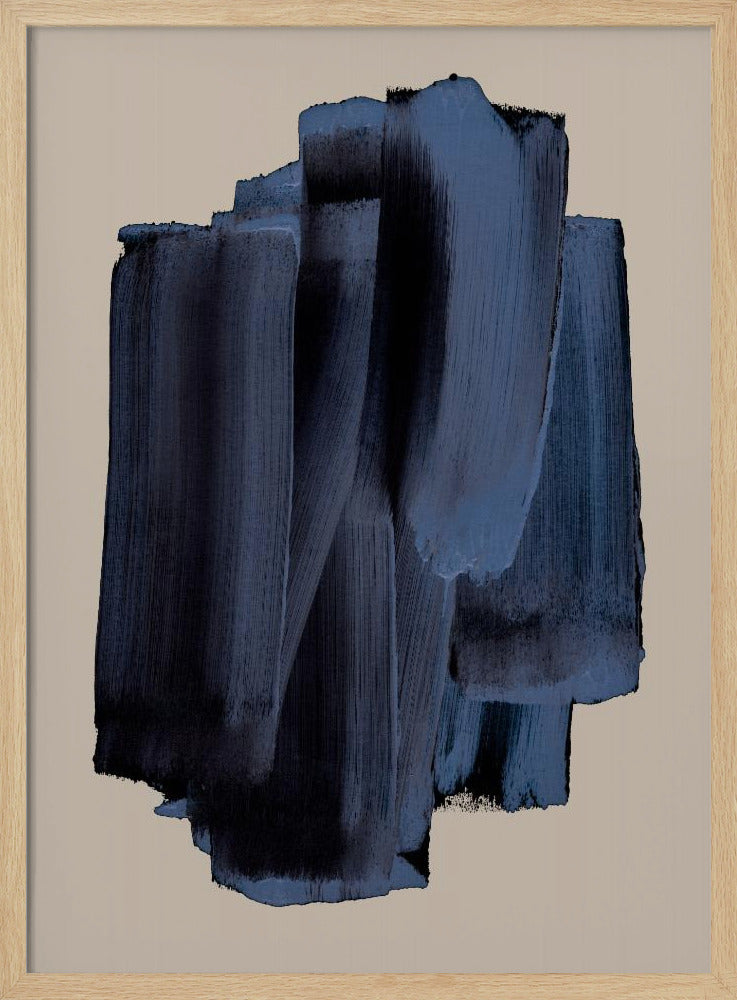 Abstract Brush Strokes 58 | Poster