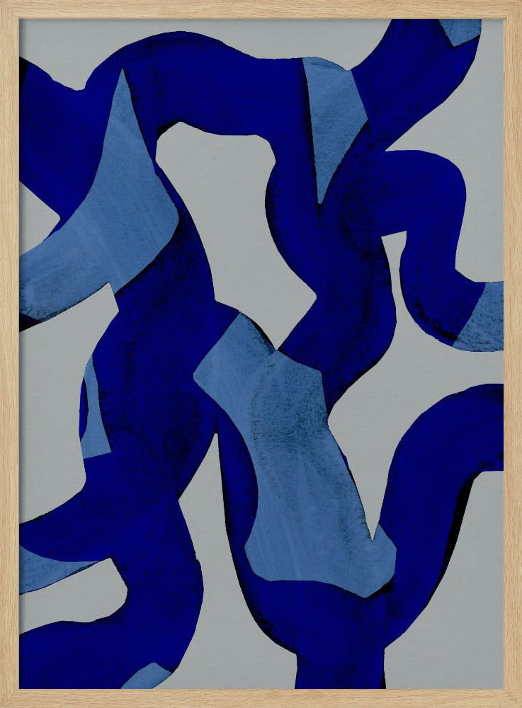 Abstract Brush Strokes 65X | Poster