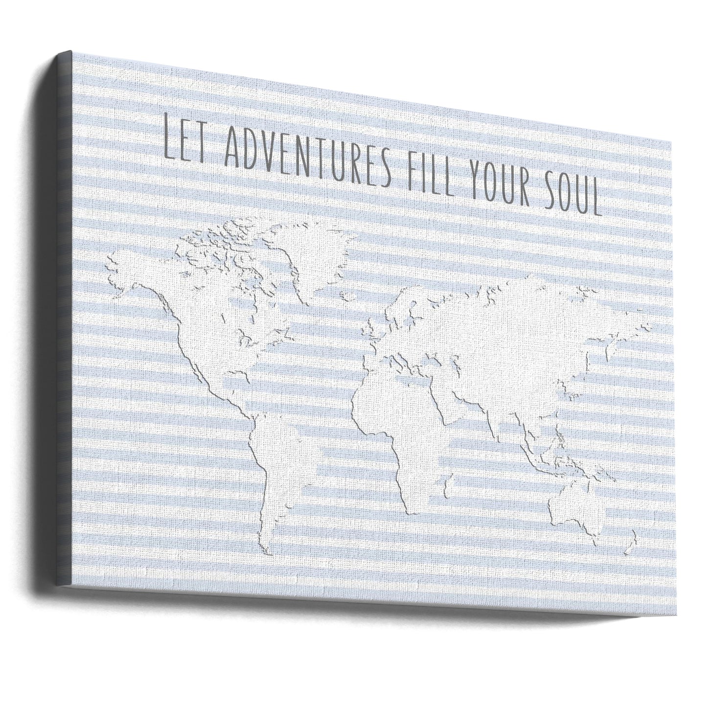 Weltkarte der Wanderlust | Leinwand-Bilder