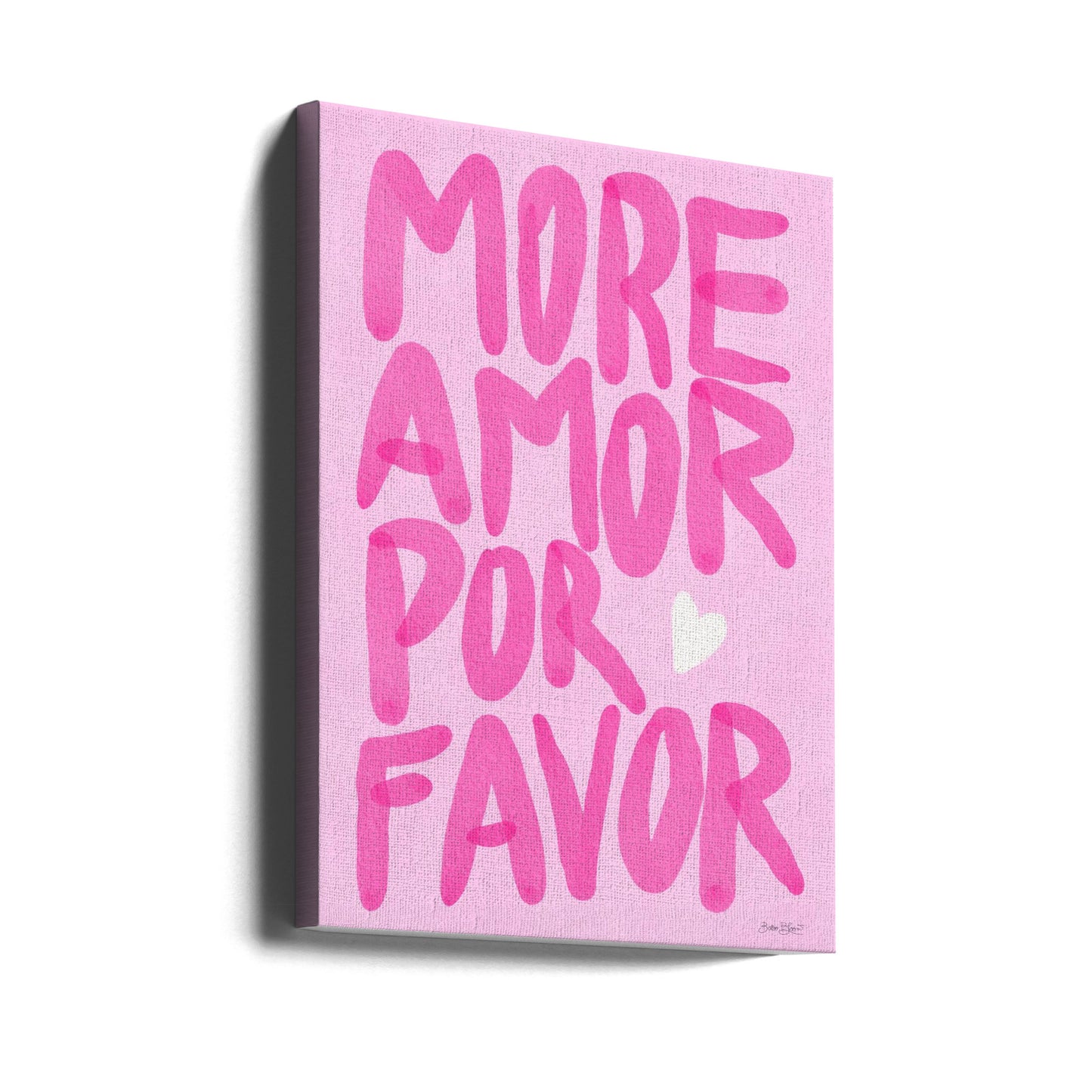 Più amore per favore | Stampe su Tela